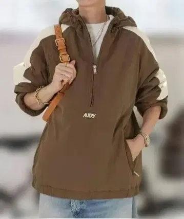 [새상품] MUSE AUTRY/오토리 ANORAK 후드티 브라운