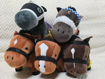 경주마 봉제 인형 세트