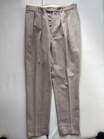 NEAT 슬랙스 테이퍼드 그레이 베이지 사이즈 46