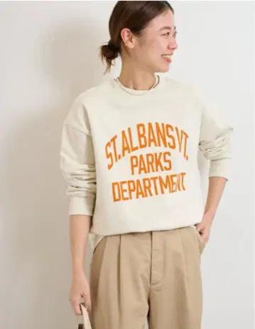 [택 포함] 저널 스탠다드 relume ST.ALBANS 로고 맨투맨