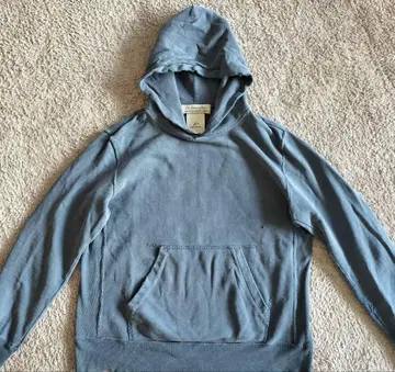 레미 리프 빈티지 가공 후드티