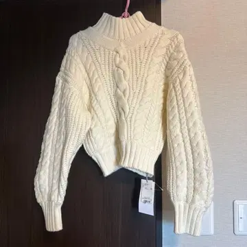 [ SNIDEL ] 스웨터 화이트 니트 F 사이즈