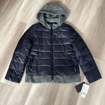 택 포함 새상품 앙비 모드 다운 여성용 다운 네이비