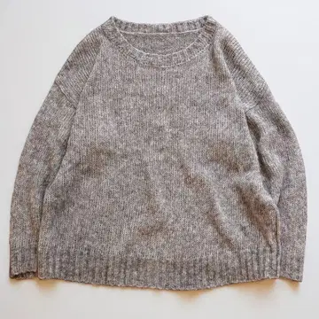 새상품급 시너리 시어 튜닉 니트 SHENERY 그레이 워셔블