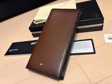 몽블랑 MontBlanc 가죽 장지갑 브라운