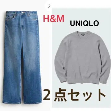 유니클로 UNIQLO 워셔블 스트레치 밀라노 리브 크루넥 스웨터