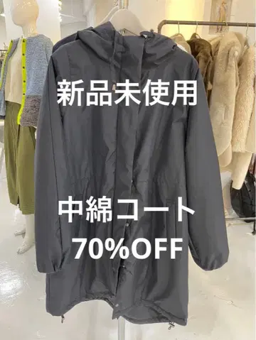 미사용 새상품 [ 80% OFF ] 솜 코트 후드 부착