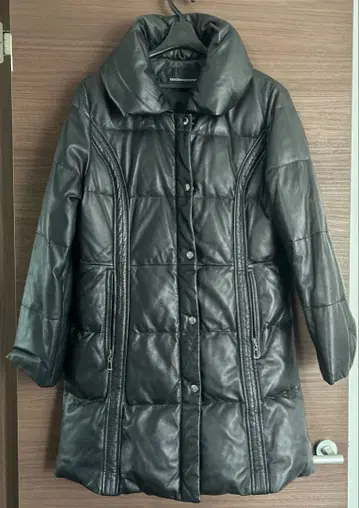 nuovo x nuovo 양가죽 여성용 다운 코트 L 사이즈 블랙