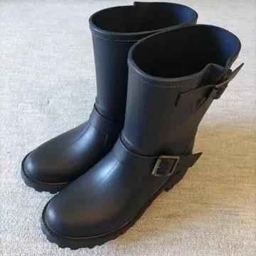 버클 블랙 장화 S 사이즈