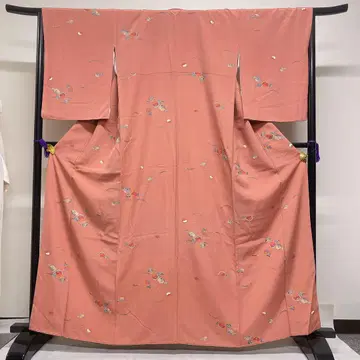 만두국 국화 잔디 사슴 무늬 코몬 기모노 101t