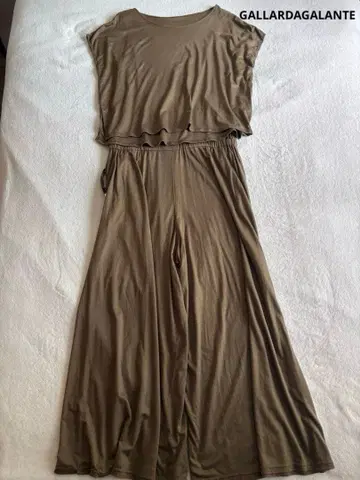 미사용품 GALLARDAGALANTE 올인원 원피스 카키