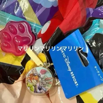 디즈니 주토피아 닉 주디 아이스캔디 키링