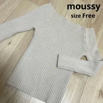 moussy 니트 오프숄더