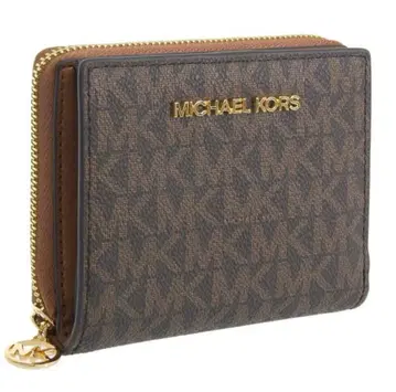 미사용 새상품 마이클코어스 접이식 지갑 35H3GTVF2B BROWN