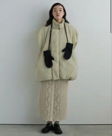 anuke Cable Knit Skirt