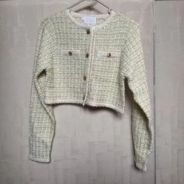 dazzlin 라이트 그린 가디건