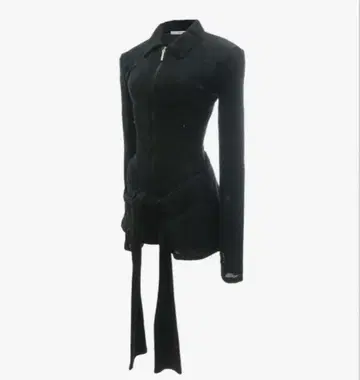 Theredthread S 드레이프 로퍼 블랙