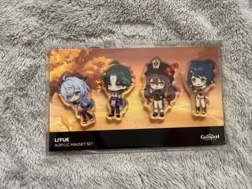 원신 minini SD 캐릭터 아크릴 마그넷 4개 세트 리월