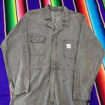 50s 60s ELK BRAND 블랙 샴브레이 올인원