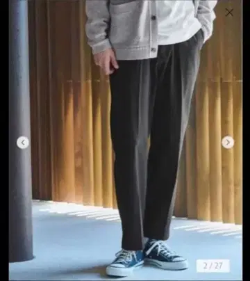 CSM FL WIDE UP WL2.5 블랙 와이드 팬츠 L