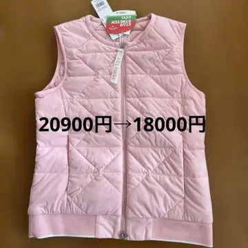 캘러웨이 핑크 퀼팅 베스트