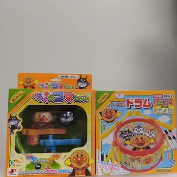 호빵맨 드럼과 뱅글뱅글 시계 부품 세트