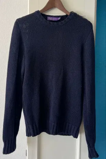 랄프 로렌 퍼플 라벨 네이비 니트