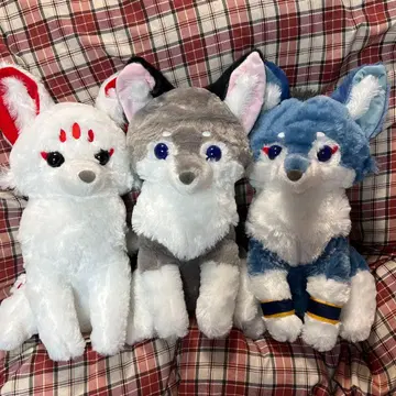 아마테라스의 늑대 울트라 BIG 봉제 인형 쵸콘과 여우 구미호님