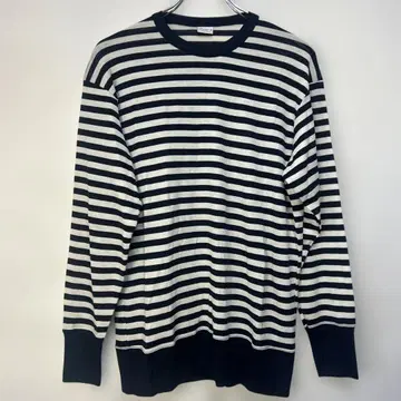 gicipi 보더 스트라이프 긴팔 티셔츠