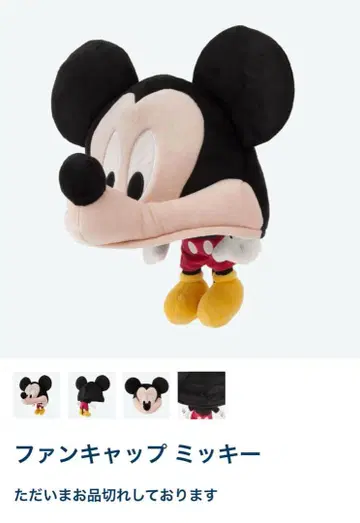 팬캡 미키 미니 2개 세트