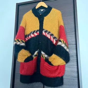 아일랜드제 모헤어 니트 가디건