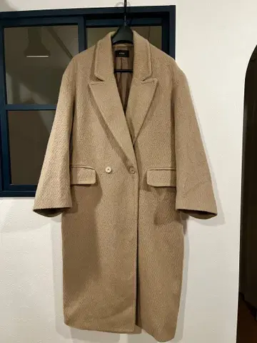 [ 특가! ] EMIDA 에모다 베이지 롱 코트 오버 사이즈