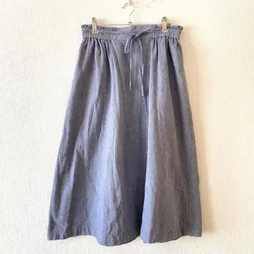 [ 모카신 ] 플레어 스커트 면 100% 허리 뒷부분 밴딩 포켓 있음 2