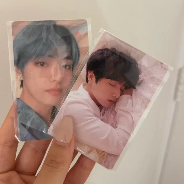 방탄소년단 뷔 정국 포토카드