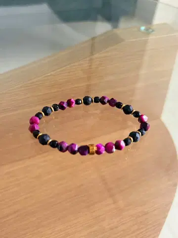 코란코란 팔찌 퍼플&블랙