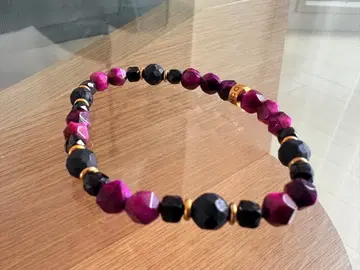 코란코란 팔찌 퍼플&블랙