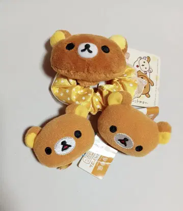 리락쿠마 머리끈 스크런치 세트