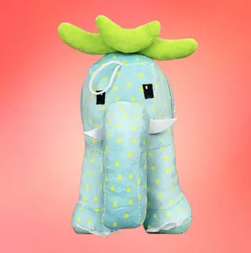 스트로베리 엘리펀트 스카이블루 블루 봉제 인형