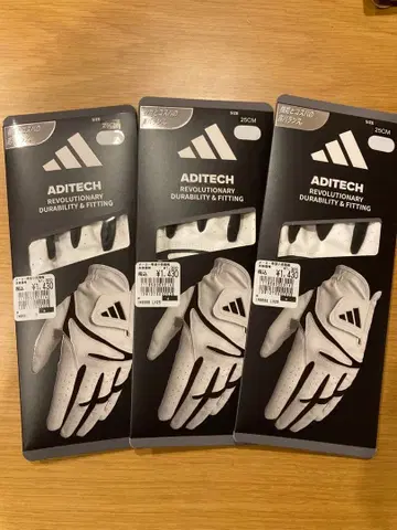 adidas ADITECH 골프 그로브 25cm 3세트