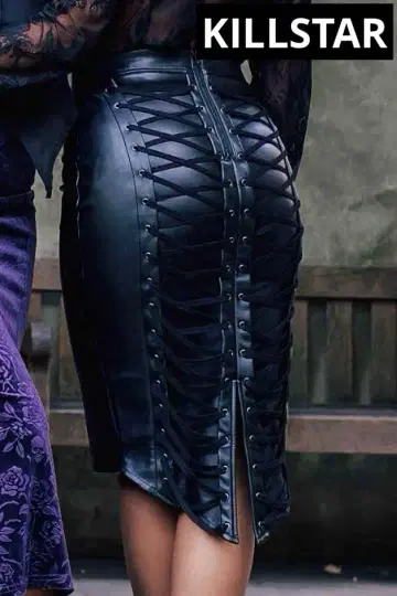 [KILLSTAR] Cuts Like A Knife Midi Skirt