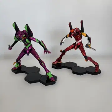 에반게리온 초호기 호기 피규어 2체 세트