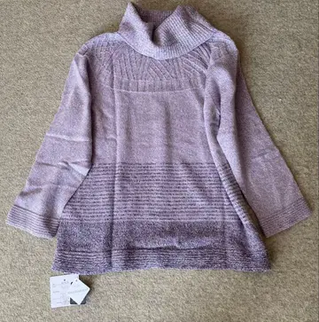 여성용 터틀 스웨터 사이즈 LL-3L 홀 의류 일본제 미사용