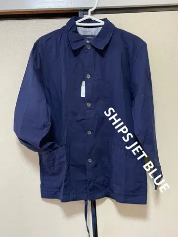 SHIPS JET BLUE 블루종 셔츠 자켓