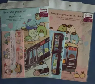 한정품*스미코구라시 x 한큐 기차 콜라보*클리어 홀더 세트
