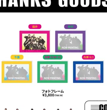 EXILE 팬클럽 핑크 포토 프레임 3/29 샌드돔 후쿠이