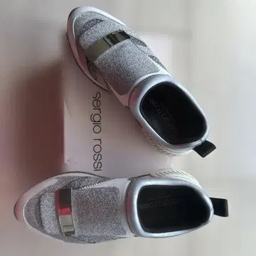Sergio Rossi 실버 스니커즈