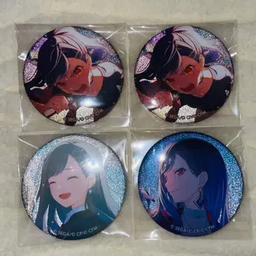 프로세카 시라이시 안즈 글리터 캔뱃지