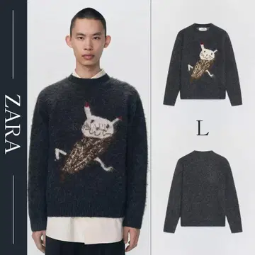 SOSHIOTSUKI x ZARA 브러쉬드 인터샤 니트 L 새상품