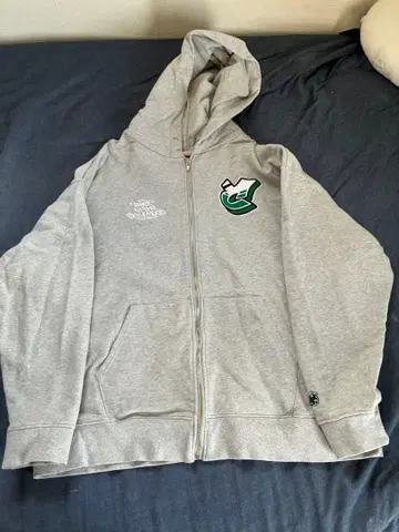 그레이 집업 후드티 GMT로고