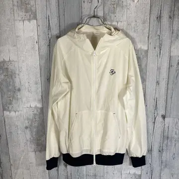 Fairy powden 화이트 후드 부착 여성용 L 자켓